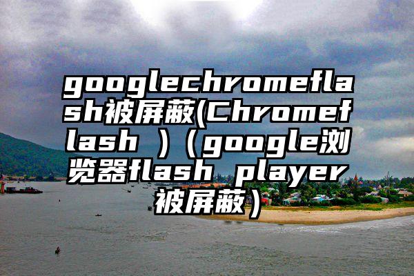 googlechromeflash被屏蔽(Chromeflash )（google浏览器flash player被屏蔽）