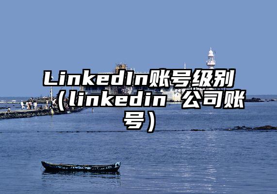 LinkedIn账号级别（linkedin 公司账号）