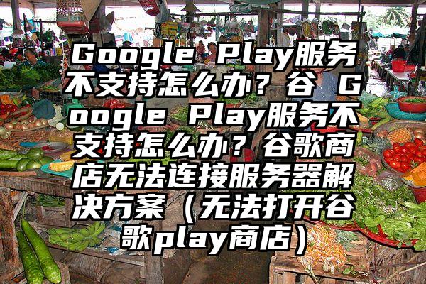 Google Play服务不支持怎么办？谷 Google Play服务不支持怎么办？谷歌商店无法连接服务器解决方案（无法打开谷歌play商店）