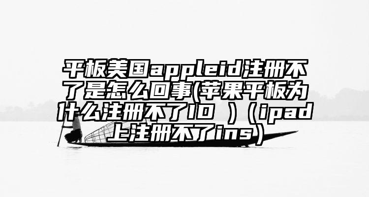 平板美国appleid注册不了是怎么回事(苹果平板为什么注册不了ID )（ipad上注册不了ins）