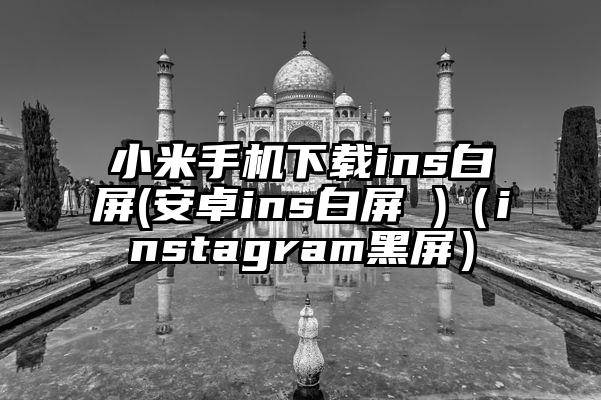 小米手机下载ins白屏(安卓ins白屏 )（instagram黑屏）