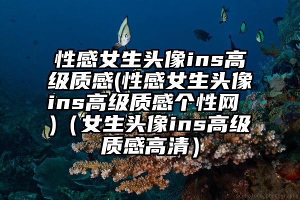 性感女生头像ins高级质感(性感女生头像ins高级质感个性网 )（女生头像ins高级质感高清）