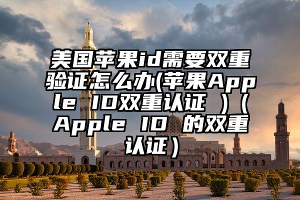 美国苹果id需要双重验证怎么办(苹果Apple ID双重认证 )（Apple ID 的双重认证）
