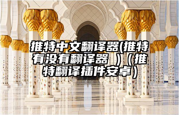 推特中文翻译器(推特有没有翻译器 )（推特翻译插件安卓）