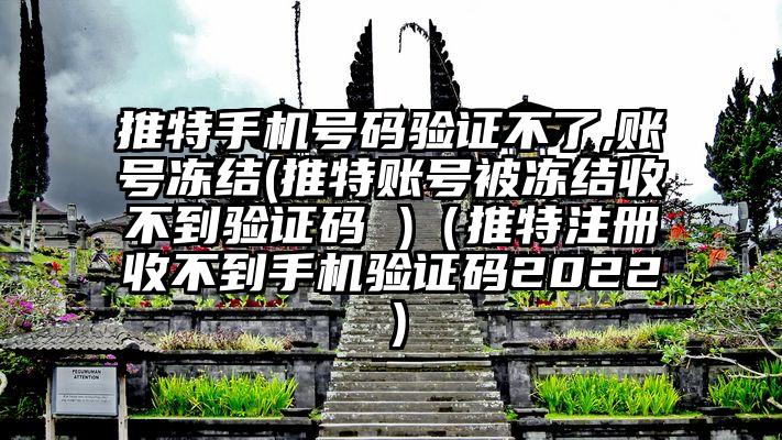 推特手机号码验证不了,账号冻结(推特账号被冻结收不到验证码 )（推特注册收不到手机验证码2022）