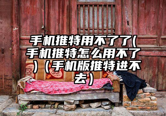 手机推特用不了了(手机推特怎么用不了 )（手机版推特进不去）