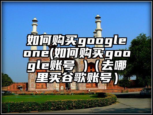 如何购买googleone(如何购买google账号 )（去哪里买谷歌账号）