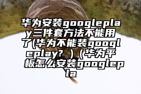 华为安装googleplay三件套方法不能用了(华为不能装googleplay? )（华为平板怎么安装googlepla