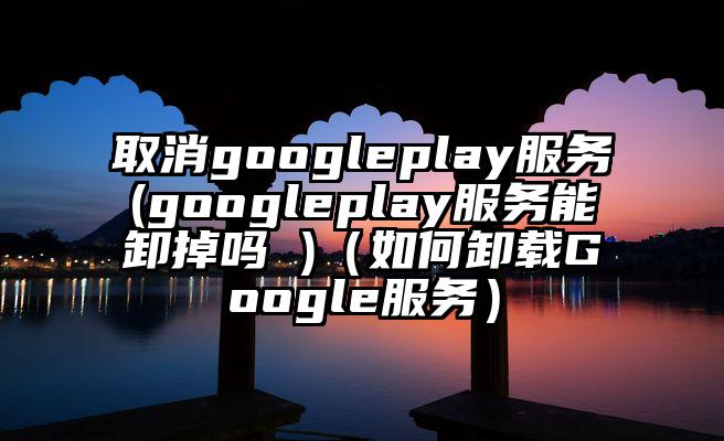 取消googleplay服务(googleplay服务能卸掉吗 )（如何卸载Google服务）