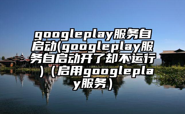 googleplay服务自启动(googleplay服务自启动开了却不运行 )（启用googleplay服务）