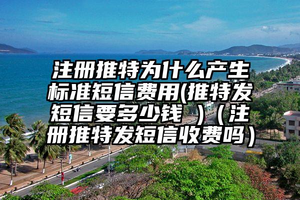 注册推特为什么产生标准短信费用(推特发短信要多少钱 )（注册推特发短信收费吗）