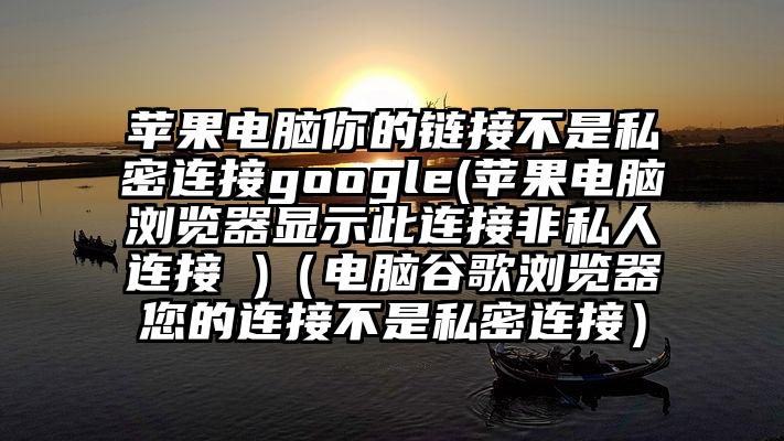 苹果电脑你的链接不是私密连接google(苹果电脑浏览器显示此连接非私人连接 )（电脑谷歌浏览器您的连接不是私密连接）