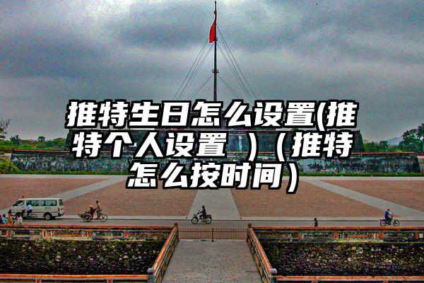推特生日怎么设置(推特个人设置 )（推特怎么按时间）