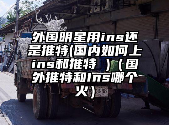 外国明星用ins还是推特(国内如何上ins和推特 )(国外推特和ins哪个火)