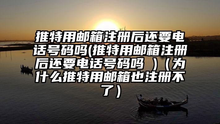 推特用邮箱注册后还要电话号码吗(推特用邮箱注册后还要电话号码吗 )（为什么推特用邮箱也注册不了）