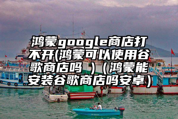 鸿蒙google商店打不开(鸿蒙可以使用谷歌商店吗 )（鸿蒙能安装谷歌商店吗安卓）