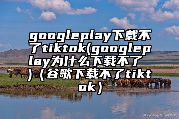 googleplay下载不了tiktok(googleplay为什么下载不了 )（谷歌下载不了tiktok）