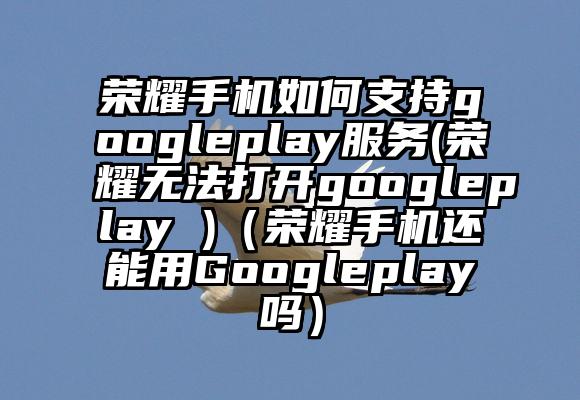 荣耀手机如何支持googleplay服务(荣耀无法打开googleplay )（荣耀手机还能用Googleplay吗）