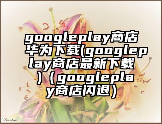 googleplay商店华为下载(googleplay商店最新下载 )（googleplay商店闪退）