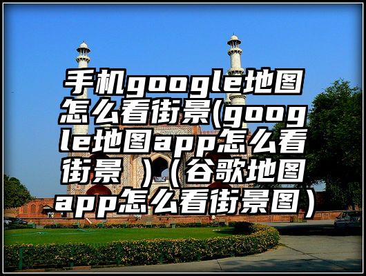 手机google地图怎么看街景(google地图app怎么看街景 )（谷歌地图app怎么看街景图）