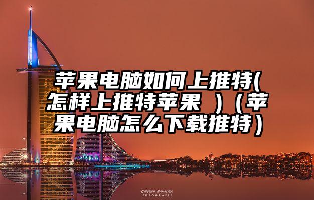 苹果电脑如何上推特(怎样上推特苹果 )（苹果电脑怎么下载推特）