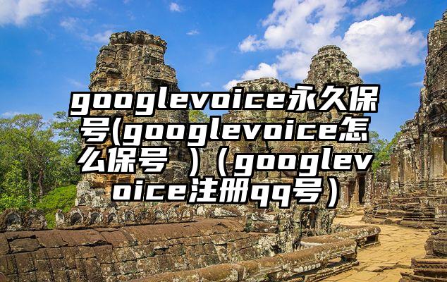 googlevoice永久保号(googlevoice怎么保号 )（googlevoice注册qq号）
