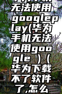 华为手机无法使用googleplay(华为手机无法使用google )(华为下载不了软件了,怎么解决)