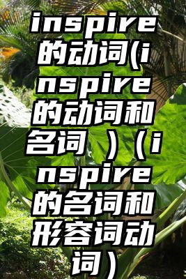 inspire的动词(inspire的动词和名词 )（inspire的名词和形容词动词）