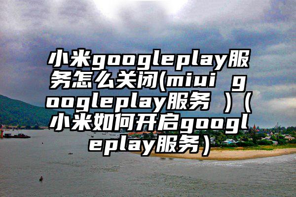 小米googleplay服务怎么关闭(miui googleplay服务 )（小米如何开启googleplay服务）