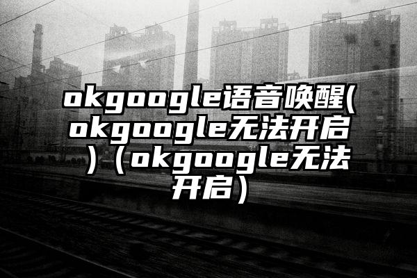 okgoogle语音唤醒(okgoogle无法开启 )（okgoogle无法开启）