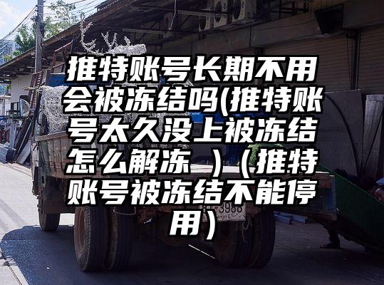 推特账号长期不用会被冻结吗(推特账号太久没上被冻结怎么解冻 )（推特账号被冻结不能停用）