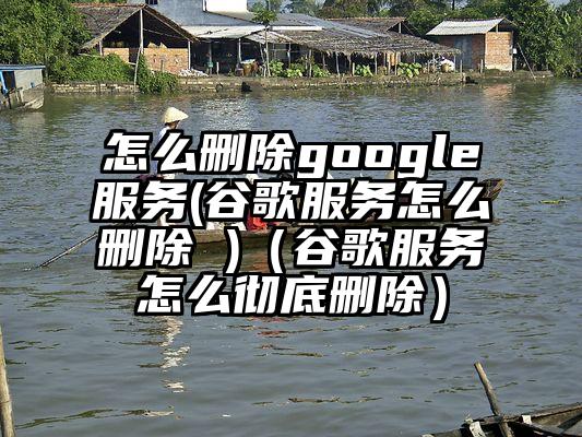 怎么删除google服务(谷歌服务怎么删除 )（谷歌服务怎么彻底删除）