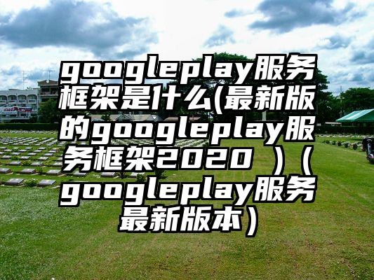 googleplay服务框架是什么(最新版的googleplay服务框架2020 )（googleplay服务最新版本）