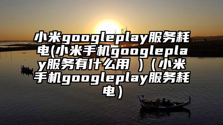 小米googleplay服务耗电(小米手机googleplay服务有什么用 )（小米手机googleplay服务耗电）