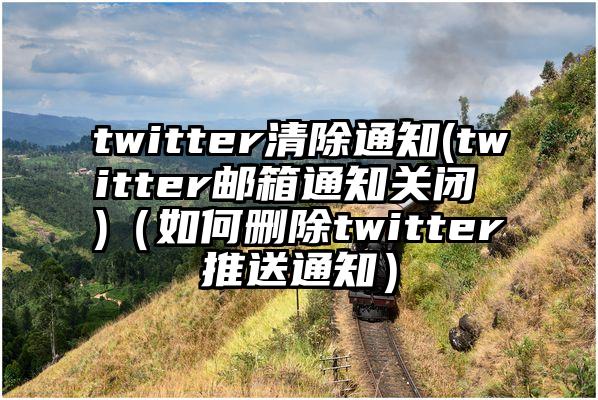 twitter清除通知(twitter邮箱通知关闭 )（如何删除twitter推送通知）