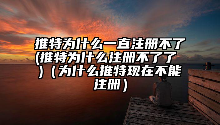 推特为什么一直注册不了(推特为什么注册不了了 )（为什么推特现在不能注册）