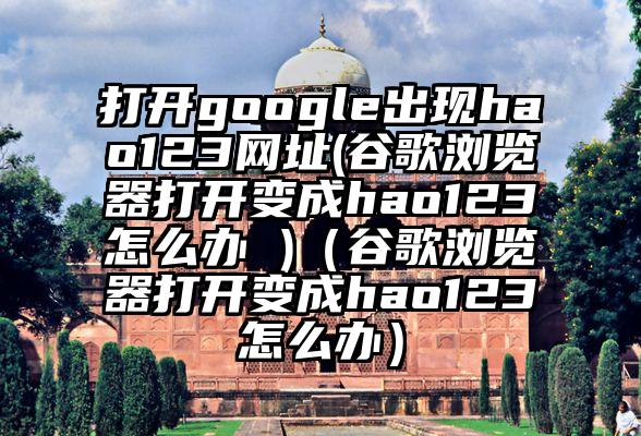 打开google出现hao123网址(谷歌浏览器打开变成hao123怎么办 )（谷歌浏览器打开变成hao123怎么办）