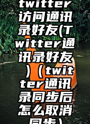 twitter访问通讯录好友(Twitter通讯录好友 )（twitter通讯录同步后怎么取消同步）