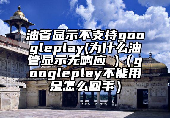 油管显示不支持googleplay(为什么油管显示无响应 )（googleplay不能用是怎么回事）