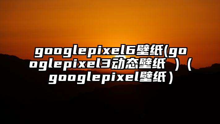 googlepixel6壁纸(googlepixel3动态壁纸 )（googlepixel壁纸）