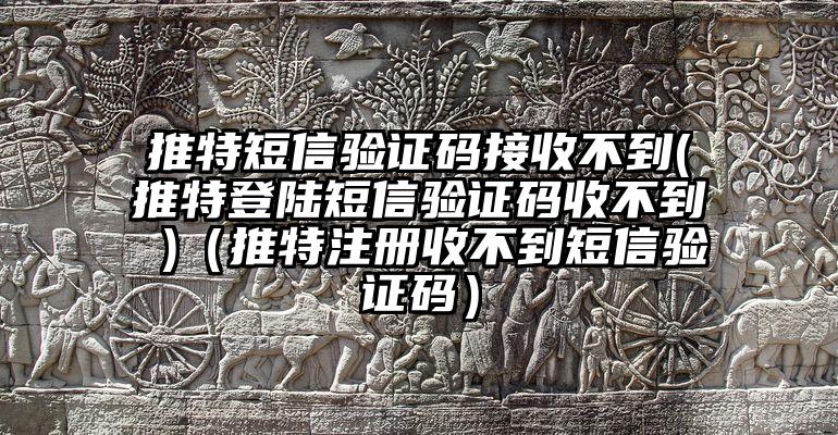 推特短信验证码接收不到(推特登陆短信验证码收不到 )（推特注册收不到短信验证码）