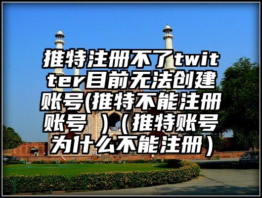 推特注册不了twitter目前无法创建账号(推特不能注册账号 )（推特账号为什么不能注册）