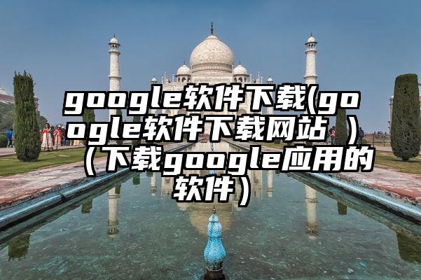 google软件下载(google软件下载网站 )（下载google应用的软件）