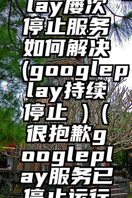 googleplay屡次停止服务如何解决(googleplay持续停止 )（很抱歉googleplay服务已停止运行要怎