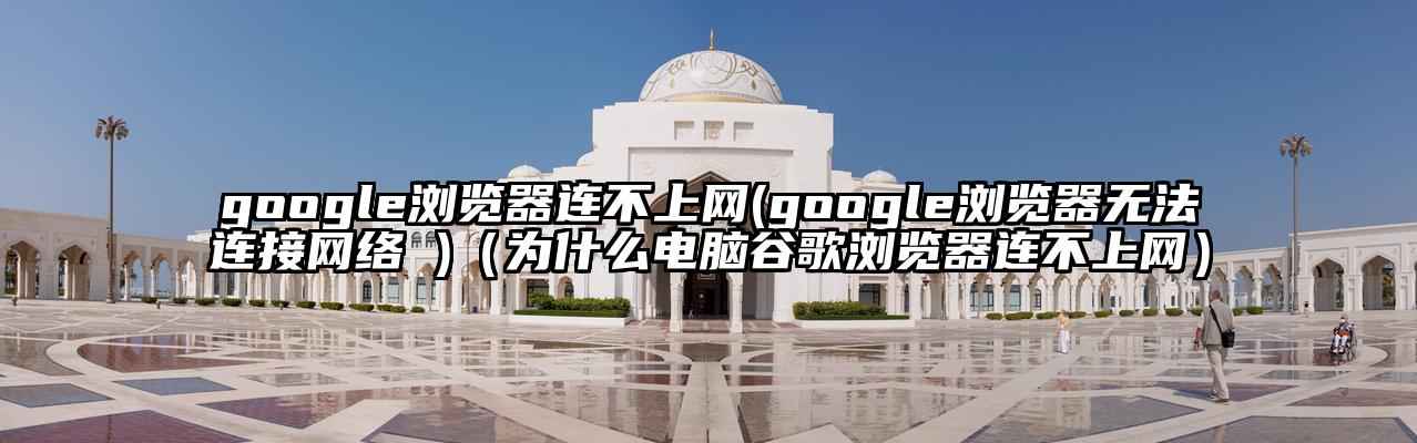 google浏览器连不上网(google浏览器无法连接网络 )（为什么电脑谷歌浏览器连不上网）