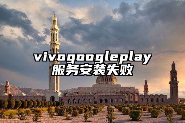 vivogoogleplay服务安装失败