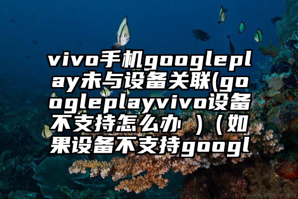 vivo手机googleplay未与设备关联(googleplayvivo设备不支持怎么办 )(如果设备不支持googl