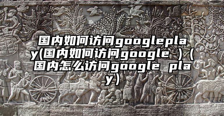 国内如何访问googleplay(国内如何访问google )（国内怎么访问google play）