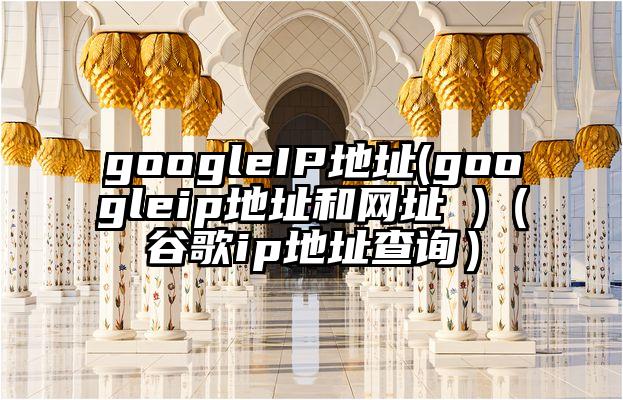 googleIP地址(googleip地址和网址 )(谷歌ip地址查询)