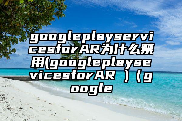 googleplayservicesforAR为什么禁用(googleplaysevicesforAR )（google
